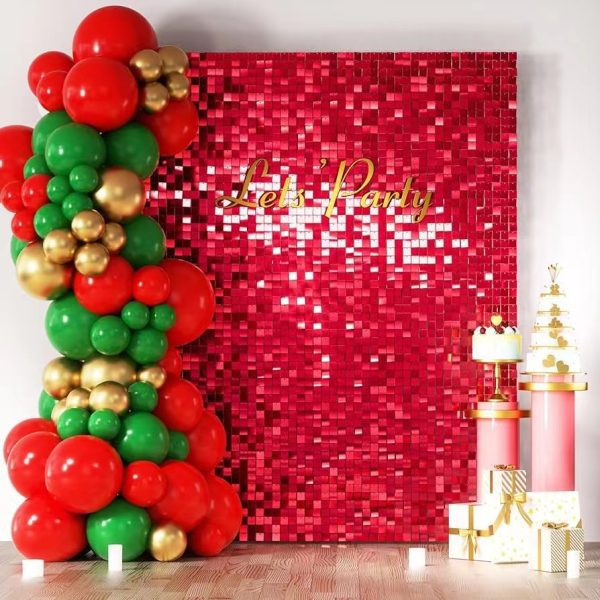 shimmer wall red