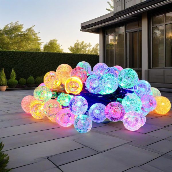 bubble ball string light colorful