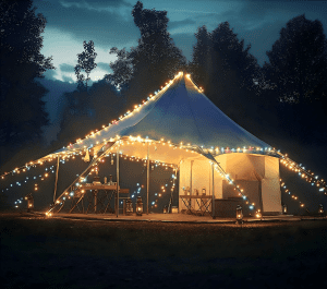 camping light colorful