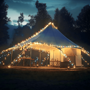 camping light colorful
