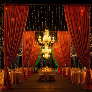 leather string lights
