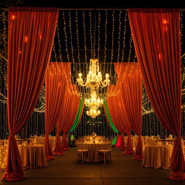 leather string lights