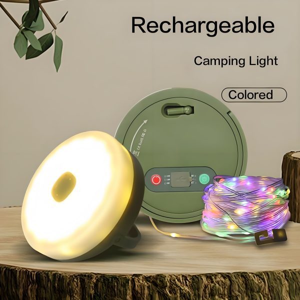 rechargeable camping light colorful light