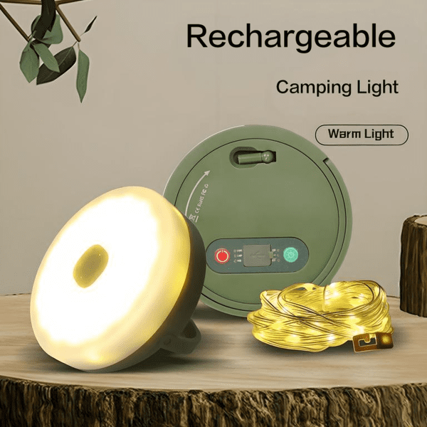 rechargeable camping light warm lightwarm light