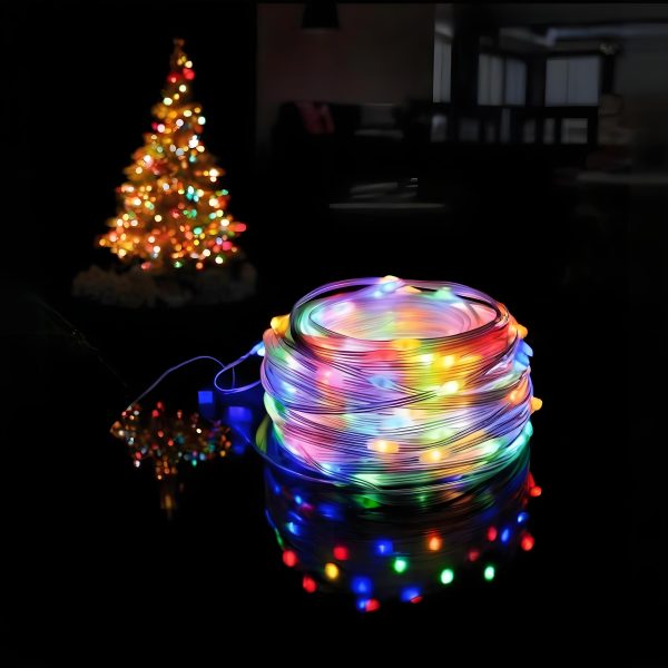 solar leather string light