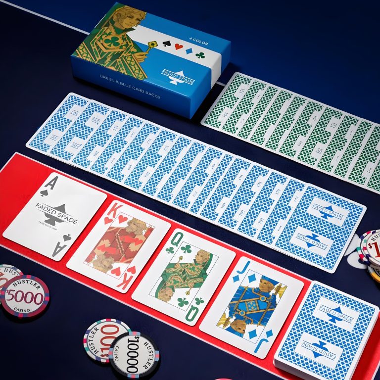 Hustler Poker Cards Green