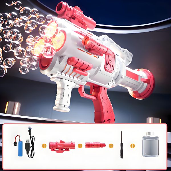 30 hole bubble gun pink