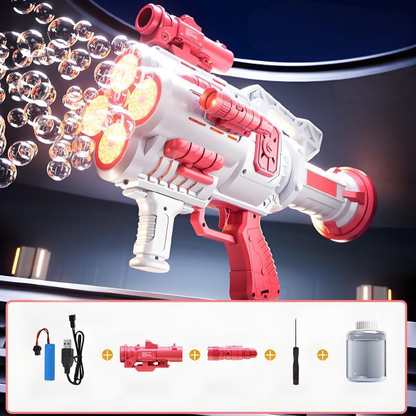 40 hole bubble gun pink