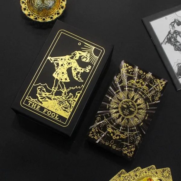 Black Gold Sun Tarot