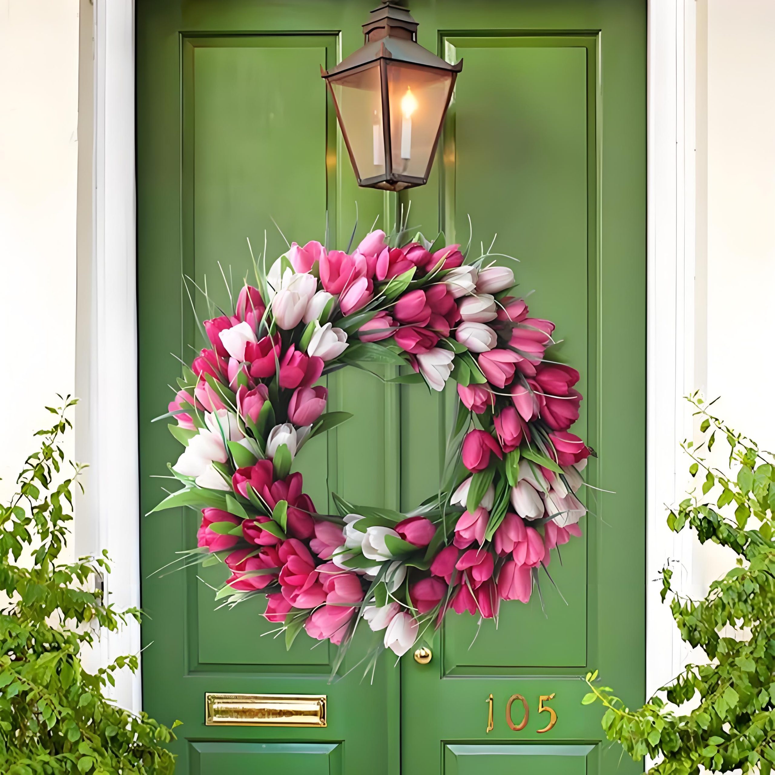 flower wreath for decor
