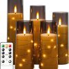 led candles grey