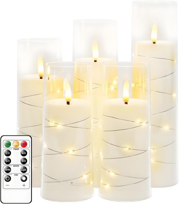 led candles white