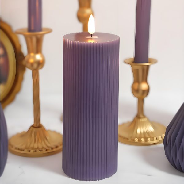 nordic purple candles