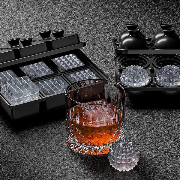Whiskey Ice Mold with Funnel