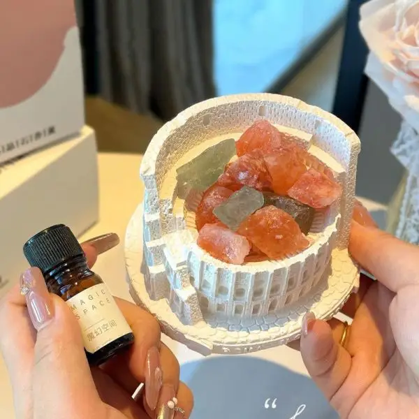 Crystal Stone Essential Oil Diffuser Set