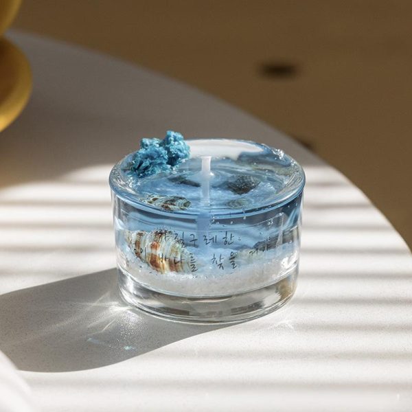 Jelly Wax Beach Shell Aromatherapy Candle