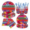 Mexican Party Tableware Set