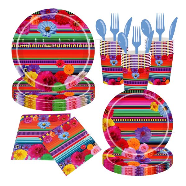 Mexican Party Tableware Set