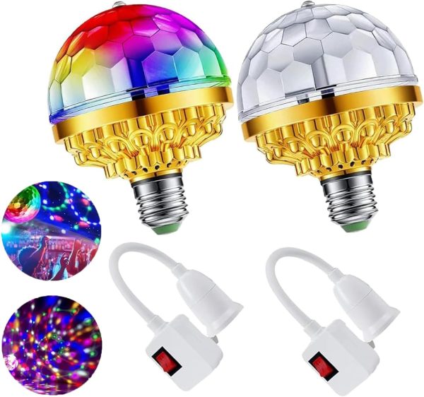 Plug In Disco Light Bulb