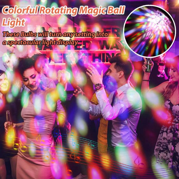 Rgb Rotating Party Light