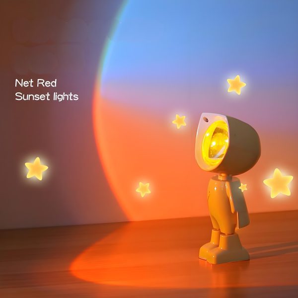 Rechargeable Rainbow Projection Lamp