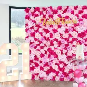 Artificial Flower Backdrop