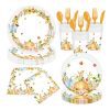 festive tableware for Thanksgiving