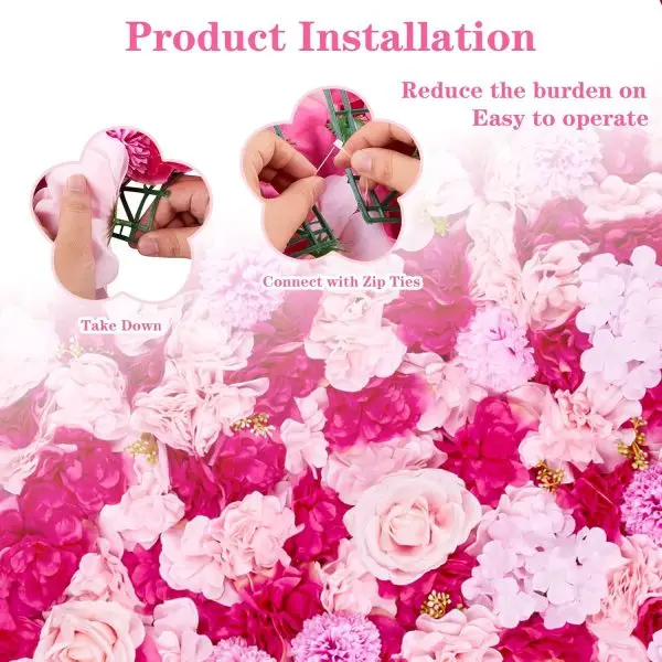 Party Flower Backdrop