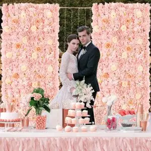 Pink Flower Panels