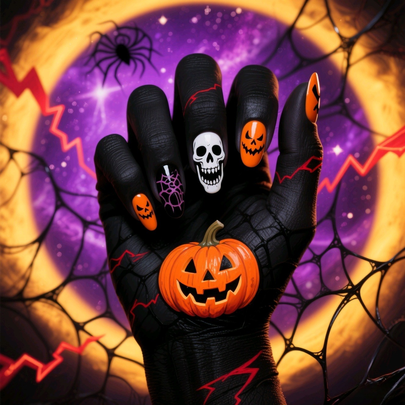 Halloween Press On Nails