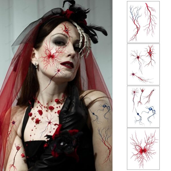 Halloween Vein Tattoos