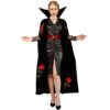 Rose Embroidered Vampire Costume