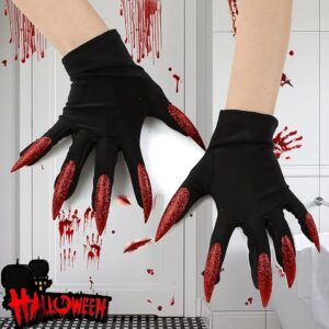 Carnival Halloween Cosplay Witch Gloves