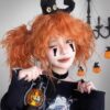 Halloween Long Pumpkin Devil Wig