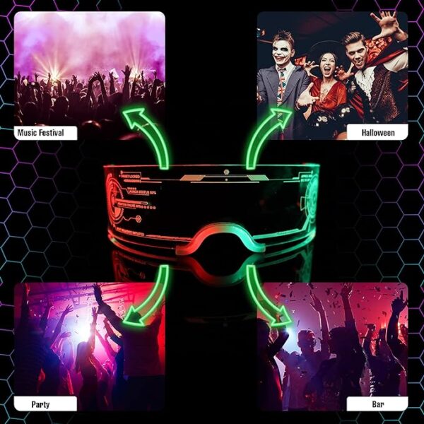 Rgb Light Up Goggles