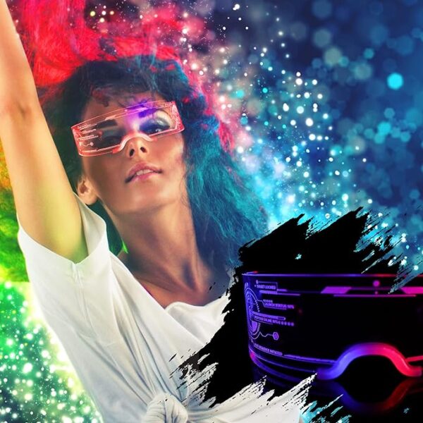 Tech Style 7 Color Led Glasses