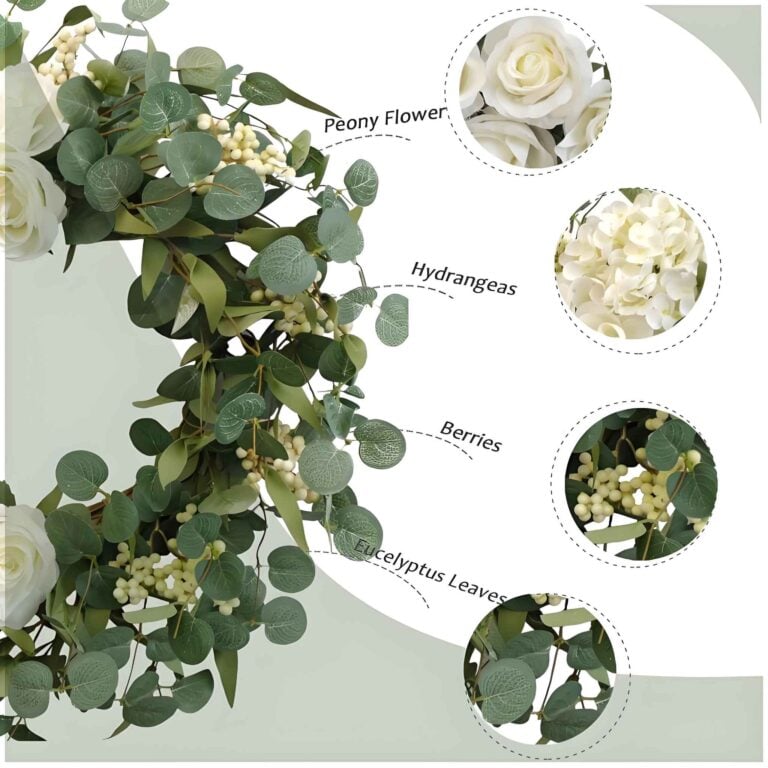 Artificial Floral Wreath 9