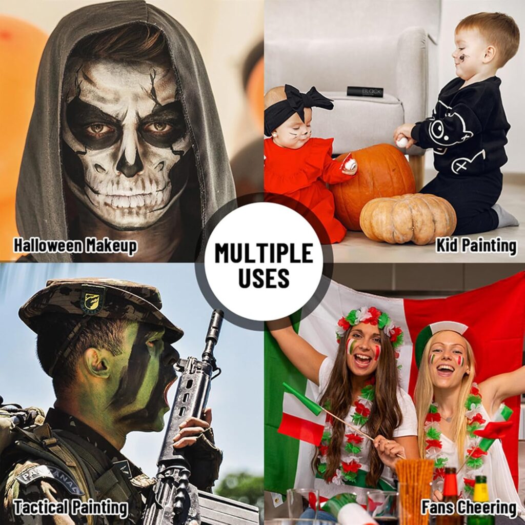 Halloween body painting
