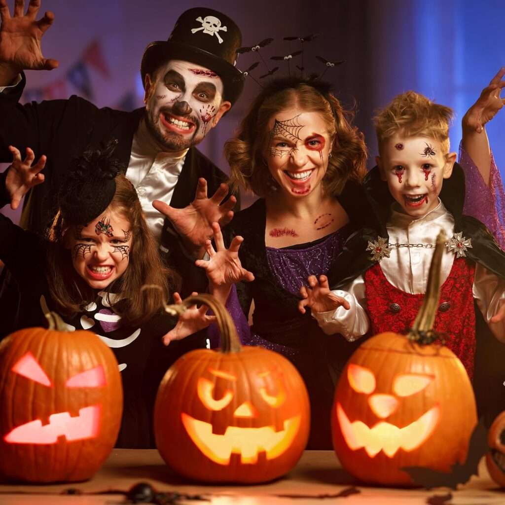 Halloween makeup tattoos