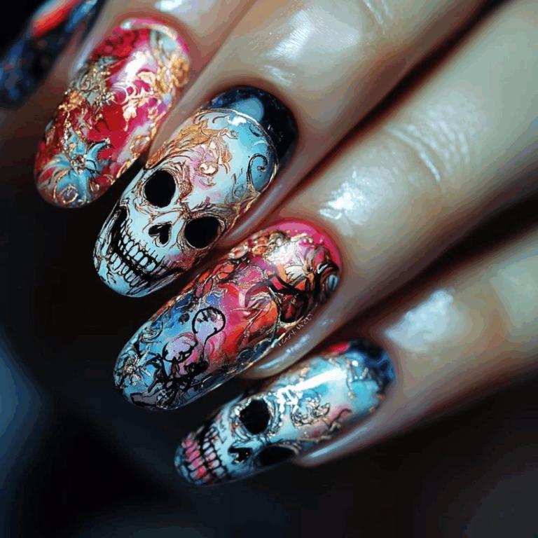 Halloween press-on nails