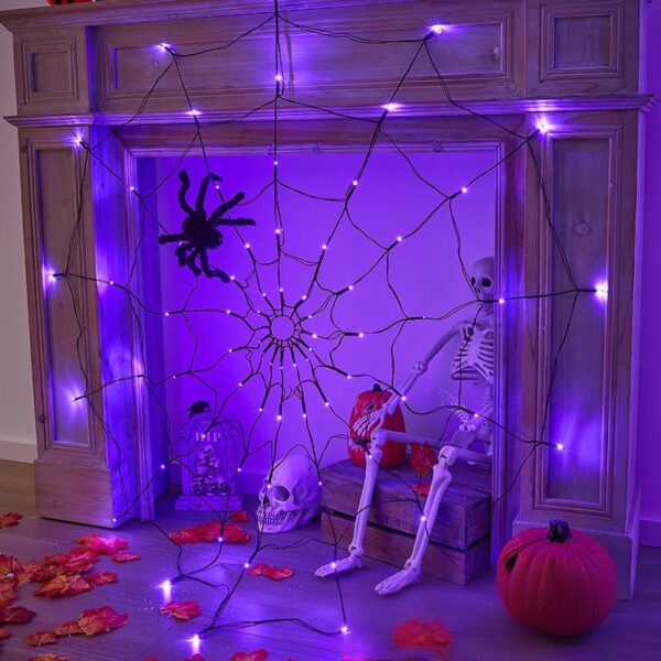 Halloween Led Spider Web