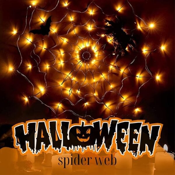 Halloween Spider Web Light