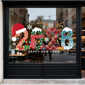 Charming Christmas Snowflake Window Stickers