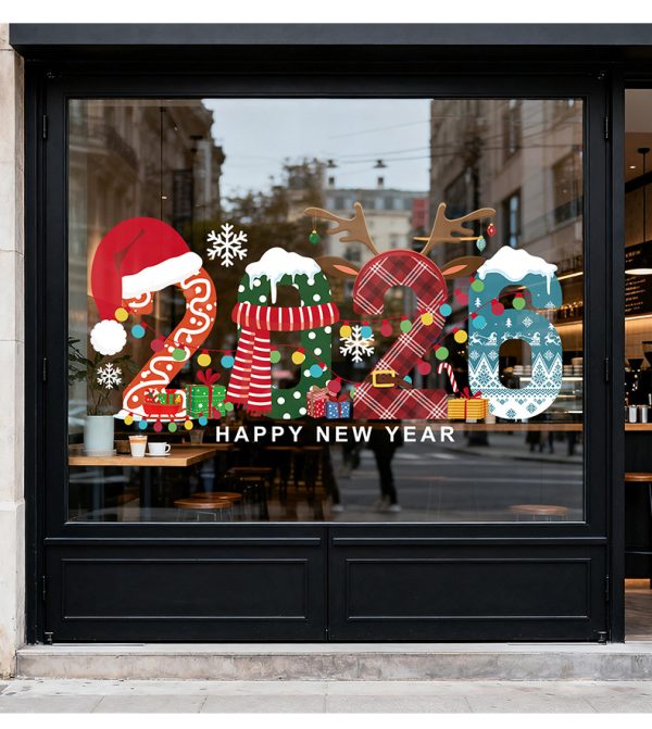 Charming Christmas Snowflake Window Stickers