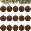 Flocked Christmas Decorations