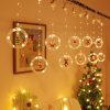 Led Christmas Ring Curtain Light