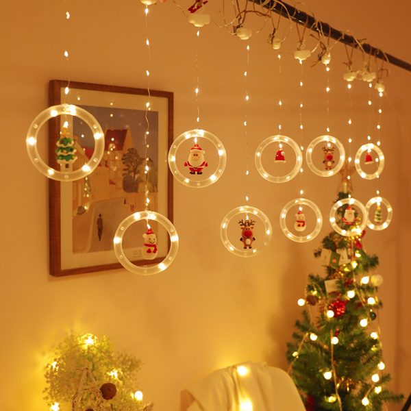 Led Christmas Ring Curtain Light