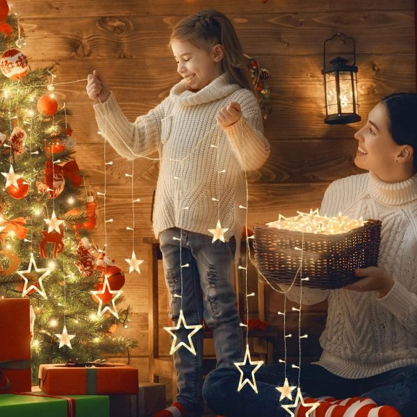 Radiant Led Star Curtain Lights