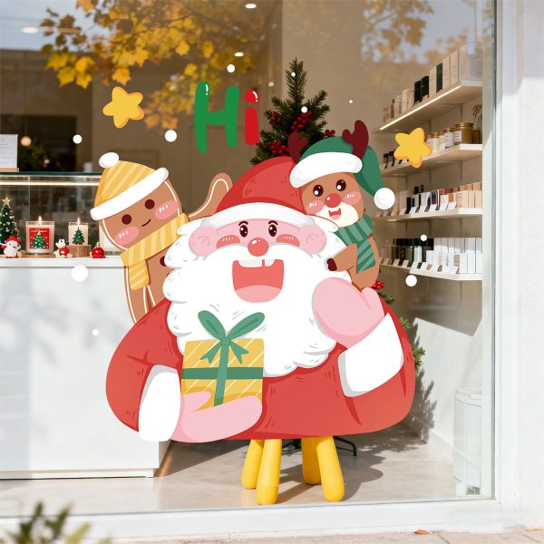 Santa Window Decals