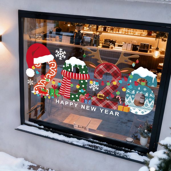 Santa Window Stickers